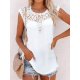 Always Keep Your Promises White Lace Top