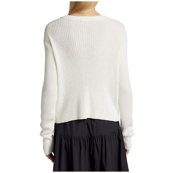 Henley Rib Knit Sweater