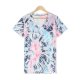 Youthful Tie Dye V-Neck Short Sleeve T-Shirt