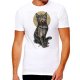 Men's Unisex Tee T shirt Hot Stamping Cat Graphic Prints Animal Plus Size Print Short Sleeve Casual Tops Cotton Basic Fashion De