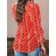 Stylish Print Long Sleeve Top