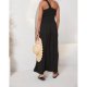 Classy Sleeveless Plain Maxi Dress