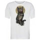 Men's Unisex Tee T shirt Hot Stamping Cat Graphic Prints Animal Plus Size Print Short Sleeve Casual Tops Cotton Basic Fashion De