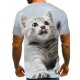 Men's T shirt Shirt Graphic Geometric 3D Animal Plus Size Pleated Print Short Sleeve Daily Tops Streetwear Exaggerated Round Nec